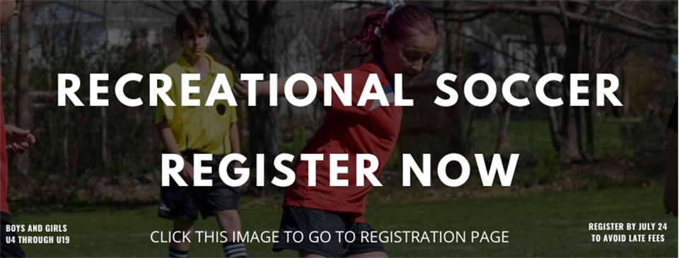 Register Now for Recreational Soccer