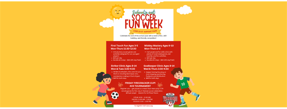 School's Out Soccer Fun Week